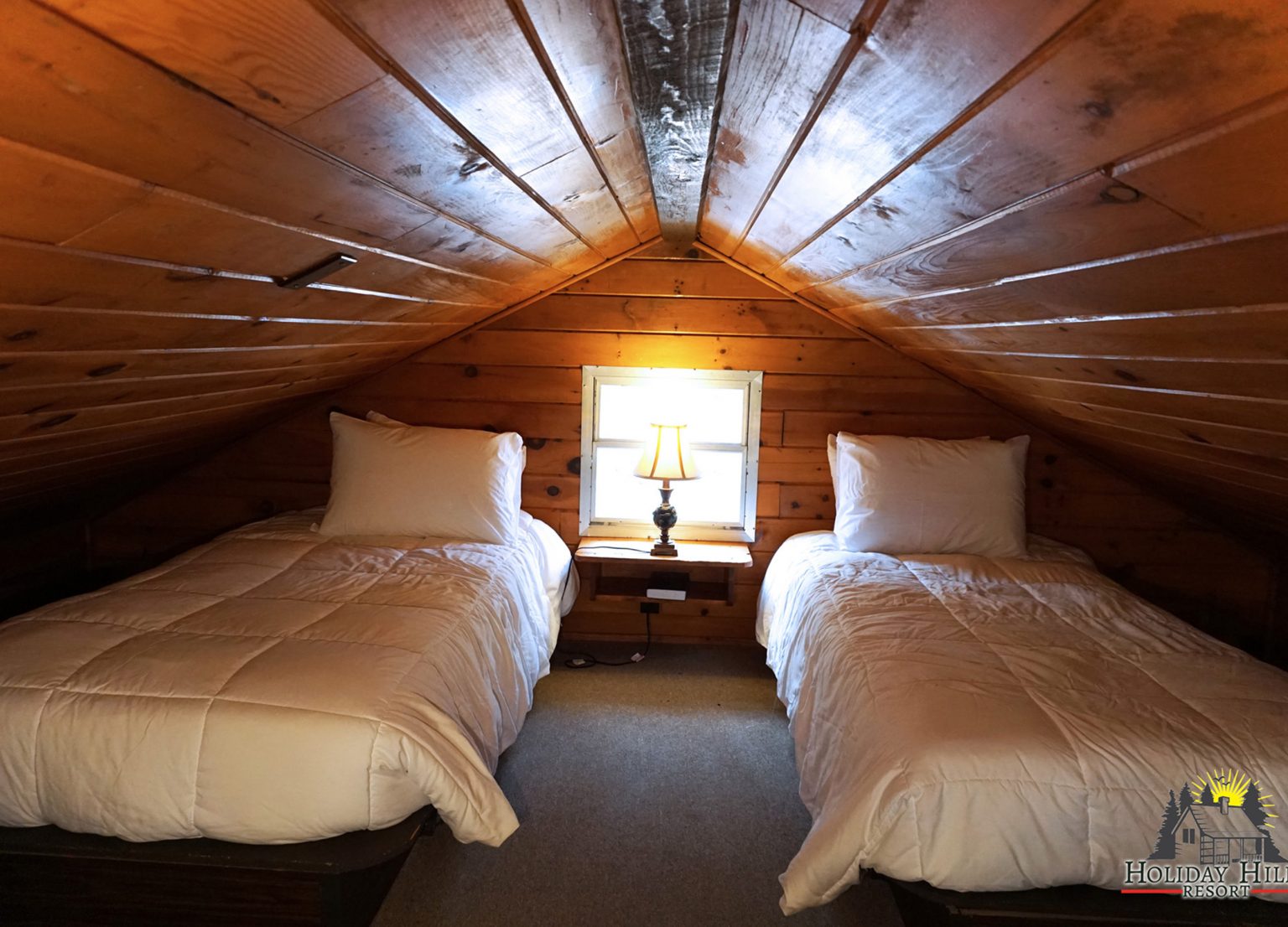 6 - log cabin Loft 2 twin